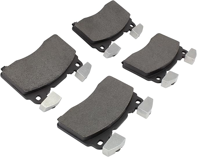 Premium Semi-Metallic Front Brake Pads Compatible - Image 2