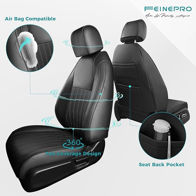 Seat Covers for Honda Civic Sedan 4DR Sedan EX 2022 2023 2024 2025.Faux Leather - Image 3