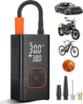 Tire Inflator Portable Air Compressor-150PSI Bike Pump, Portable Tire Inflator by lamfurart