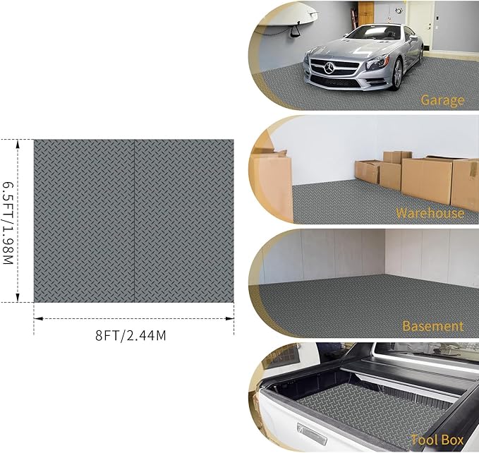 Premium Garage Floor Mat, Commercial Grade Heavy Duty Parking Mat - Image 7