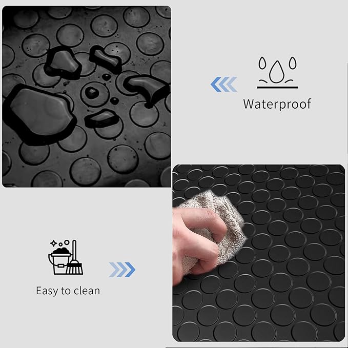 Premium Garage Floor Mat, Commercial Grade Heavy Duty Parking Mat - Image 5