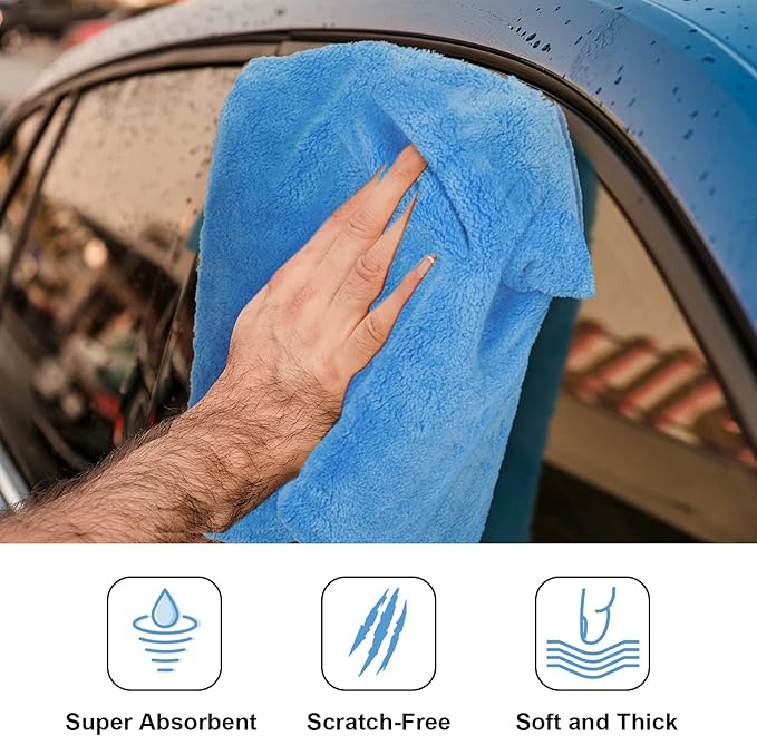 Shimeyao 30 Pcs Edgeless Microfiber Plush Towels - Image 4