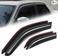 Auto Dynasty 4Pcs Carbon Fiber Pattern Window Visors Compatible by AutoDynasty
