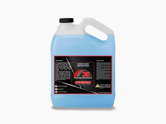 Magic Super Blue Tire Shine Protectant 128 Fl Oz – Long Lasting High Gloss - Image 7