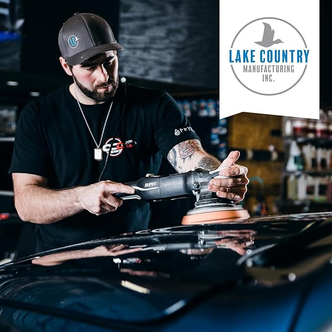 Lake Country 6.5" HDO Blue Foam Heavy Polishing Pad – Premium Heavy Duty - Image 6