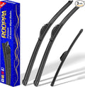 3 wipers Replacement for 2017-2021 2022 Kia Niro, Windshield Wiper Blades by ROOPPA