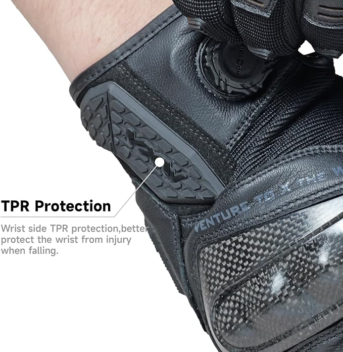 VXW High Protection Motorcycle Gloves - Image 9
