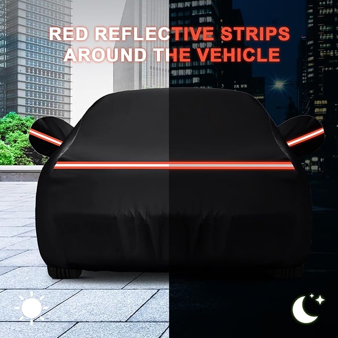 for Dodge Charger Car Cover Waterproof All Weather, 6 Layers Car Cover - Image 7