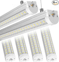 8FT U Shape 125W Integrated Tube Bright LED Light, 6500K Clear White, 20000LM by Phiwicsh