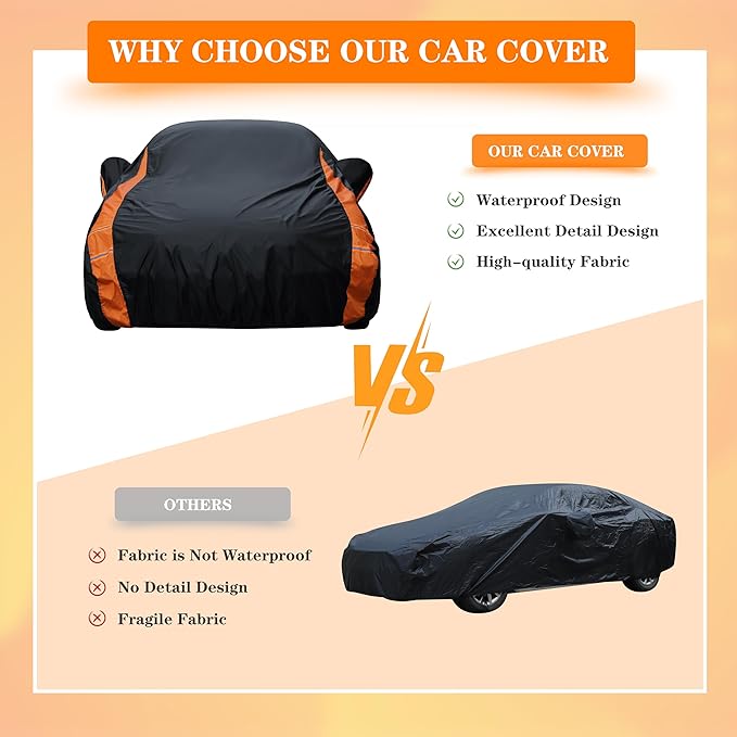 in Full Exterior Car Cover All Weather, Waterproof, UV Resistant, and Snowproof - Image 7