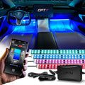 OPT7 Aura Pro 4PC Double LED Interior Car Strip Lights by OPT7