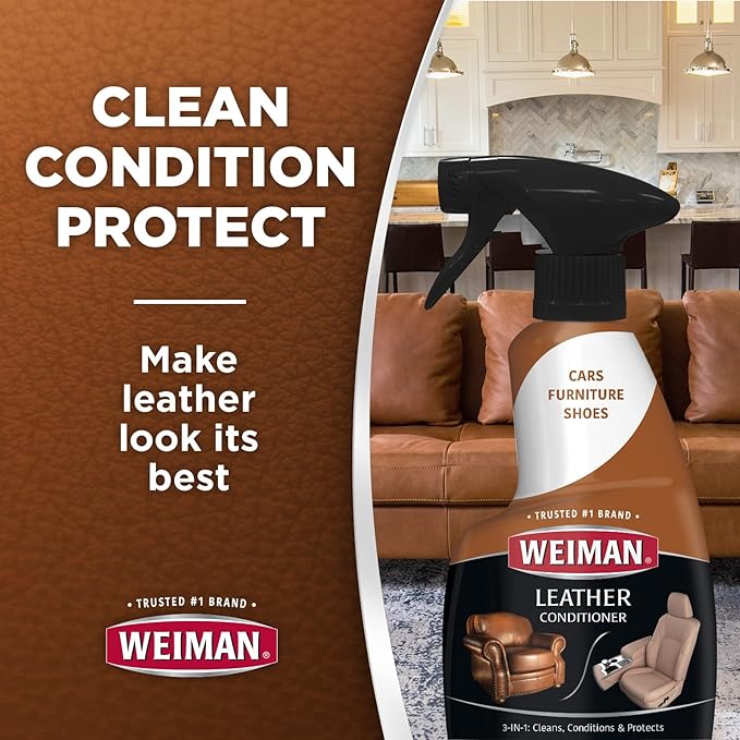 Weiman Leather Cleaner Conditioner & Protector - Image 2