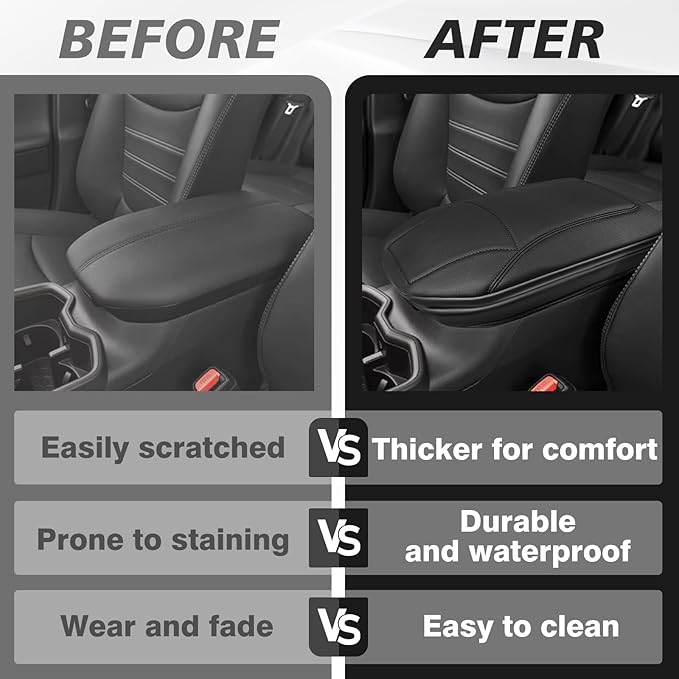 Muslogy Center Console Armrest Cover Compatible - Image 6