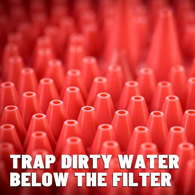 Chemical Guys Cyclone Dirt Trap Car Wash Bucket Insert Red Color - Image 4