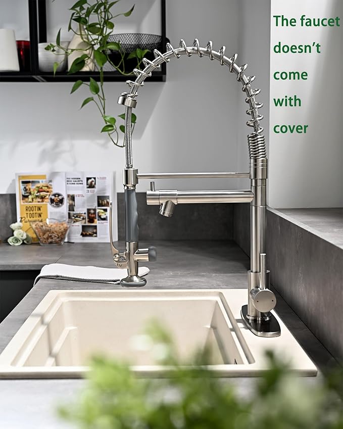 Fapully Commercial Pull Down Kitchen Sink Faucet - Image 8