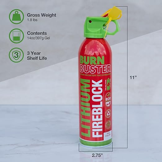 Lithium-Ion Fire Extinguishing Gel 6-Pack - Image 2