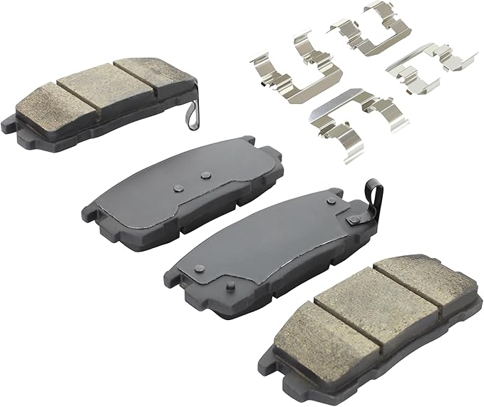 Premium Ceramic Rear Brake Pads Compatible - Image 2