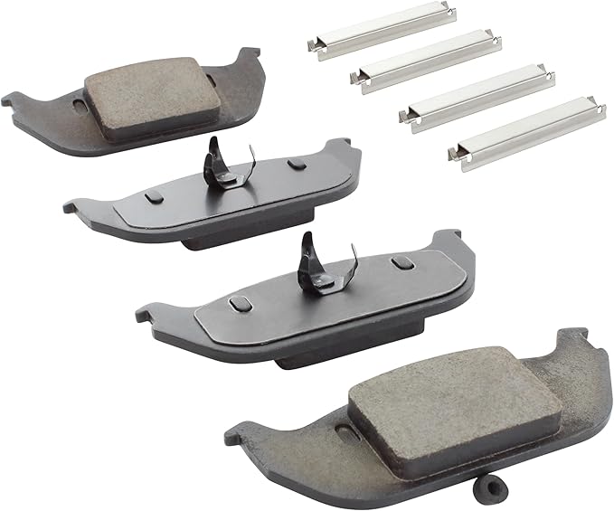Premium Ceramic Rear Brake Pads Compatible - Image 2