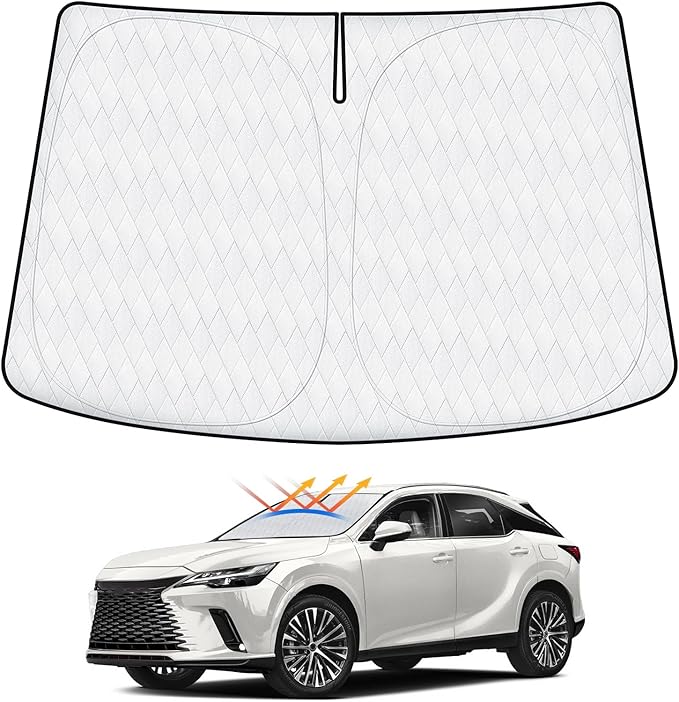 Thickened Windshield Sun Shade for Lexus RX 2023 2024 2025, Foldable Front by cartist