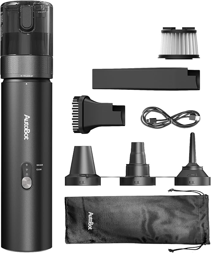 Car Vacuum, Handheld Vacuum Cleaner Blow & Suction 2 in 1, 20000PA High Power by AutoBot