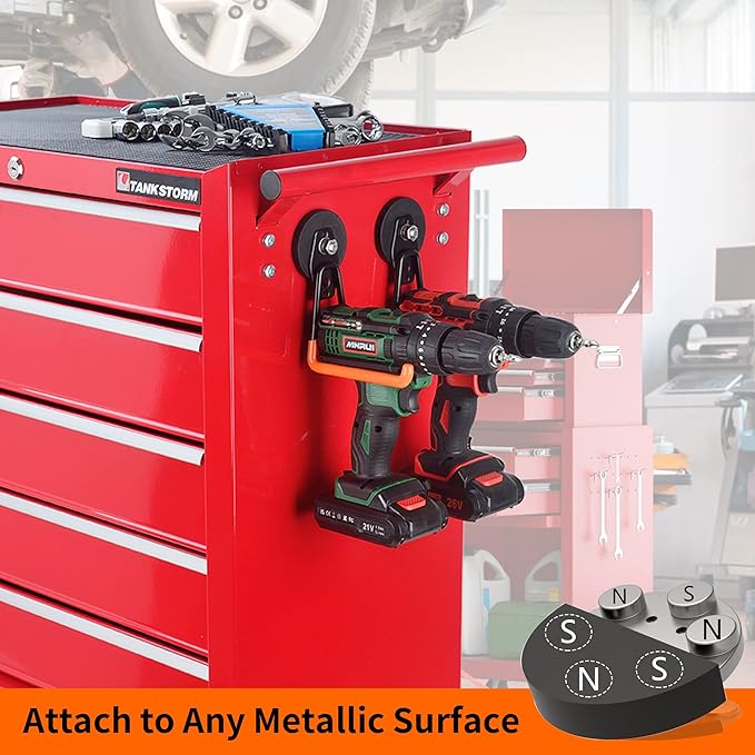 MUTUACTOR Magnetic Hooks, Garage Organization - Image 2