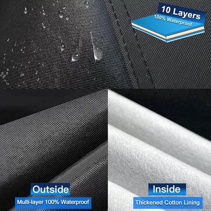 10 Layers Car Cover Custom Fit for Nissan Altima Waterproof All Weather for - Image 2