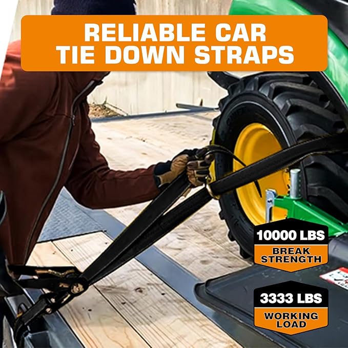 Kingfun Car Tie Down Straps for Trailers - Image 7