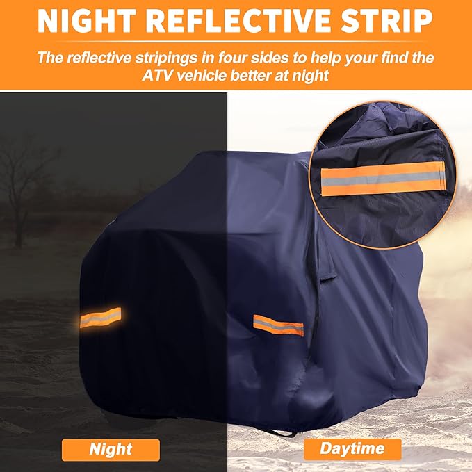 X AUTOHAUX ATV Cover for Can-am Outlander MAX XT DPS/XT-P 4 Wheelers Quad Cover - Image 2