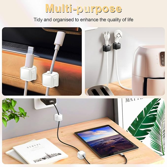 18 Pack Cord Organizer Holder, Magnetic Cable Clips Management, Easy Strong - Image 7