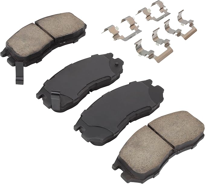 Premium Ceramic Front Brake Pads Compatible - Image 2