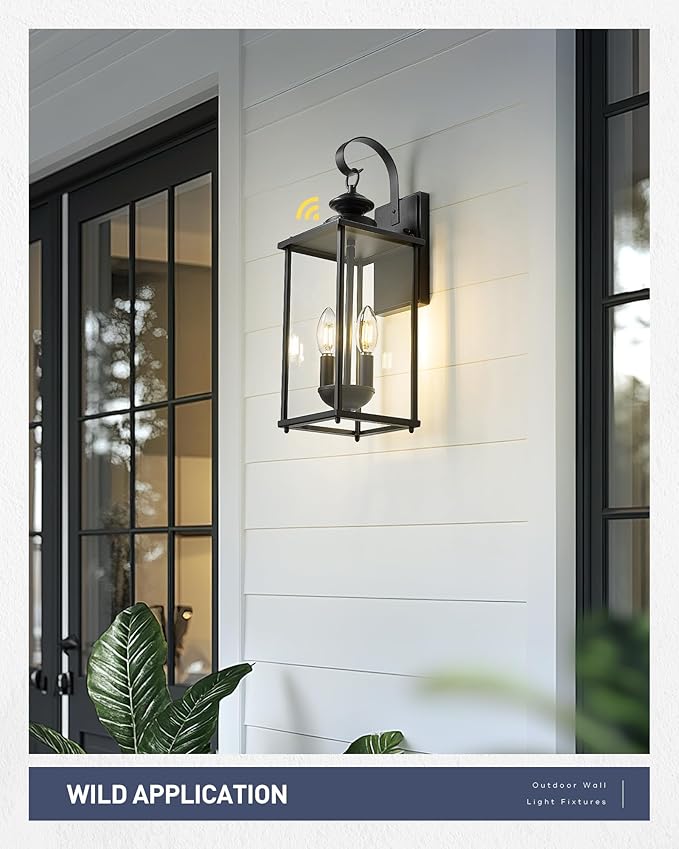 kudos Dusk to Dawn Outdoor Lighting, 18.1 inch Light Sensor Porch Lights - Image 7