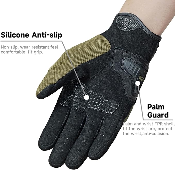 VXW High Protection Motorcycle Gloves - Image 8
