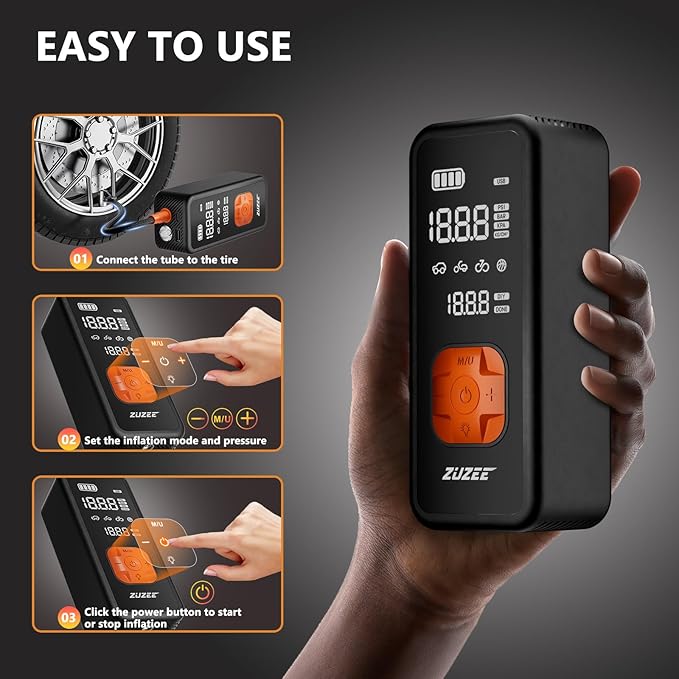 Tire Inflator Portable Air Compressor - Image 8