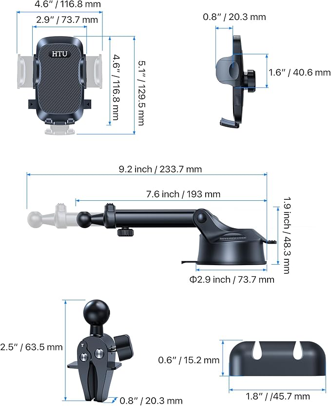 2025 Ultimate Car Phone Holder【80+LBS Strongest Suction & Military-Grade】 - Image 8