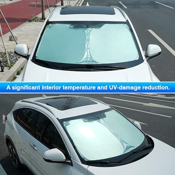 T TGBROS Windshield Sun Shade Custom Fit - Image 6