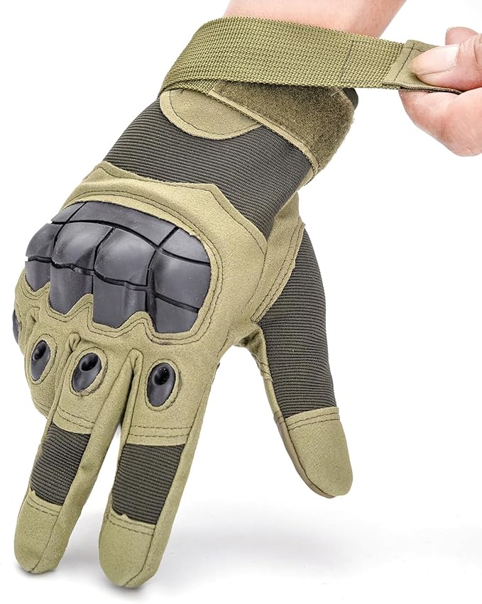 Touchscreen Tactical Gloves for Outdoor Protection Gloves, Motorcycle Riding by Unknown