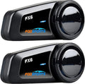 Fodsports FX6 Motorcycle Bluetooth Headset 2 Pack, 6 Riders Group Motorcycle by FODSPORTS