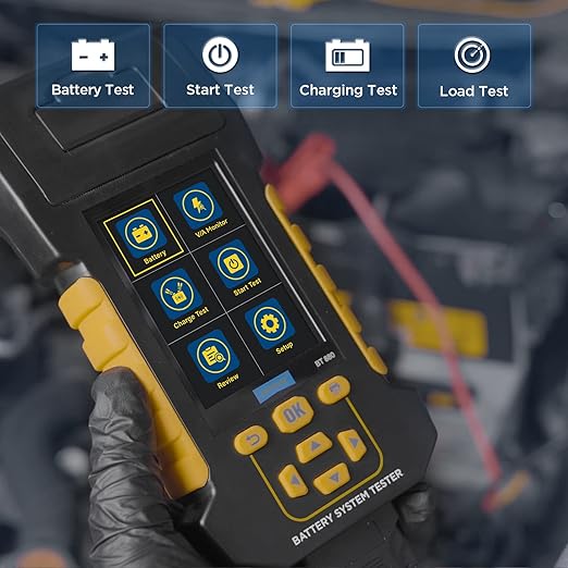 AUTOOL Car Battery Tester 12V 24V Automotive Battery Load Tester - Image 2