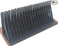 20 Pack L8 x H 6" Black Heavy Duty Shelf Brackets by MHMYDZ