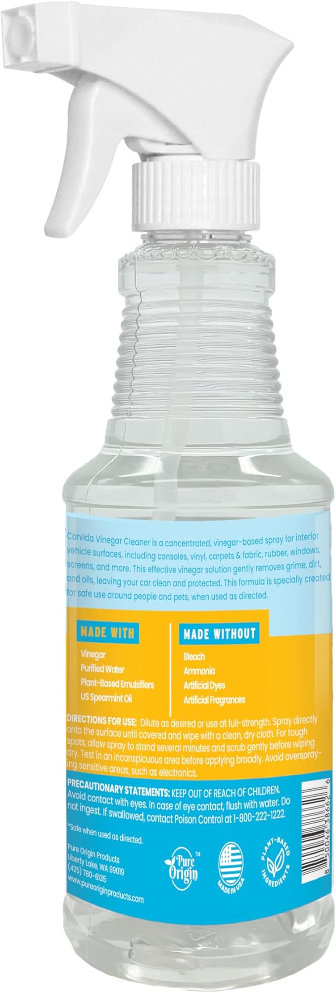 Vinegar Cleaner, Plant-Based, Natural Mint Scent - Image 9
