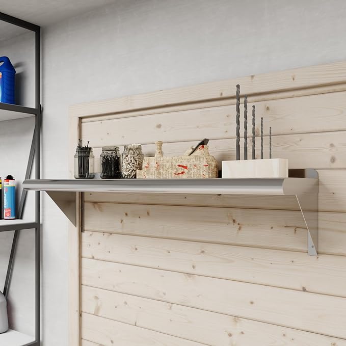 AmGood 36" Long X 10" Deep Stainless Steel Wall Shelf | NSF Certified | - Image 5
