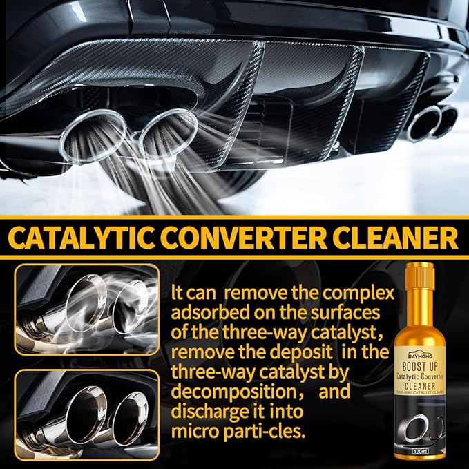 2PCS Catalytic Converter Cleaner Kit, Exhaust System Pipe Carbon Removal - Image 5