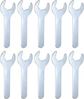HARFINGTON 10pcs Small Wrench Open End Wrench 23x126x2.8mm Metric U-Shaped by HARFINGTON
