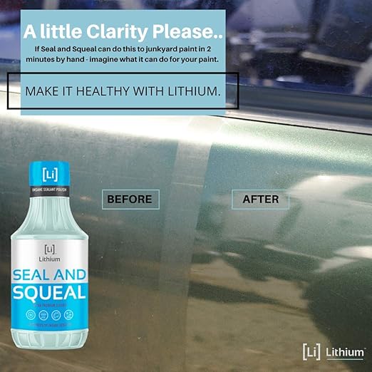Lithium Seal and Squeal Car Paint Restorer, Polish and Sealant - Image 7