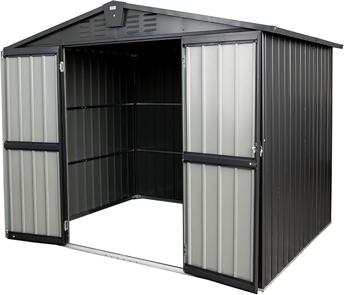 IKERY Galvanized Steel Storage Shed by IKERY