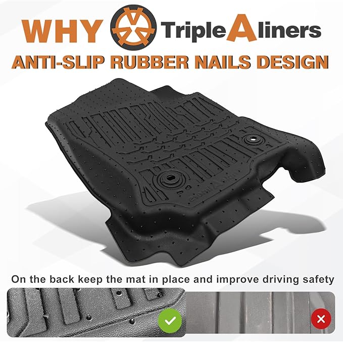 TripleAliners Floor Mats All Weather Liners Fit - Image 5