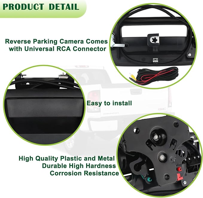 Backup Camera Tailgate Handle Rear View Camera Liftgate Latch Handle - Image 4