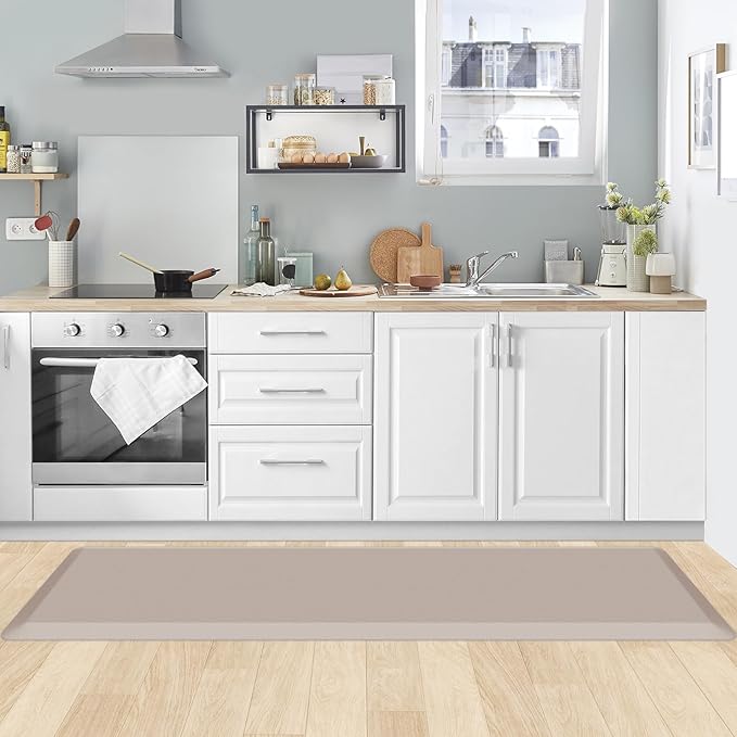 KitchenClouds Kitchen Mat Cushioned Anti Fatigue Kitchen Rug 0.8inch Waterproof - Image 7