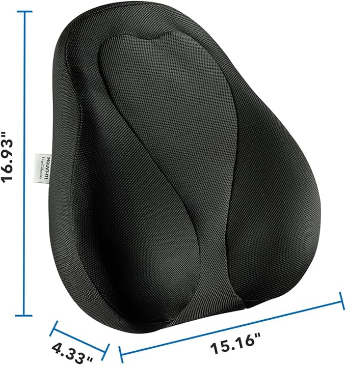 Mount-It! Office Chair Cushion, Lumbar Support Pillow - Image 8