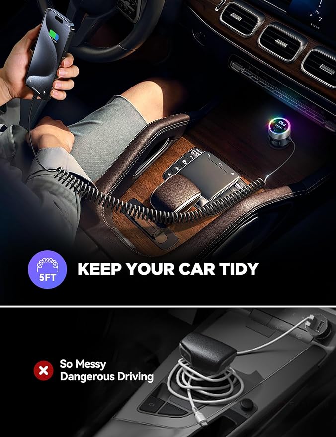 JOYROOM Bluetooth 5.4 FM Transmitter - Image 5
